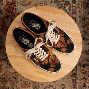 Practically NWOT Vans Authentic Woodland Wash Shoes Size Men's 7.5/Women's 9